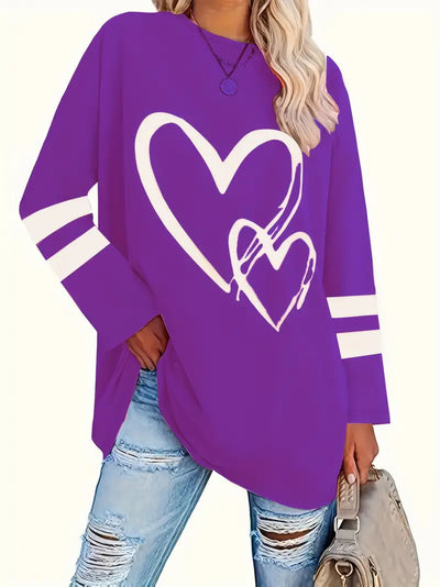 Kärlek & Stöd Sweatshirt | Tillsammans mot Bröstcancer