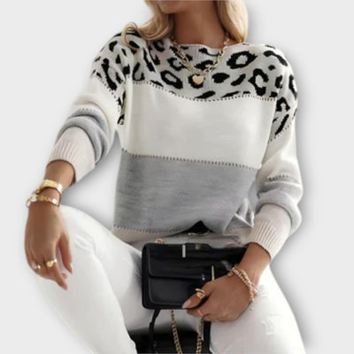 Sheela™ - Elegant Leopardtröja